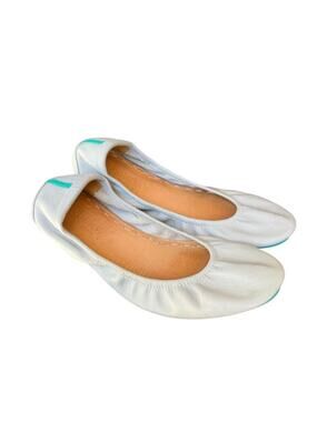 Tieks Cool Grey Ballet Flat Leather Women size 9